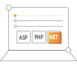 支持ASP、PHP、.Net等多種語言開發(fā)